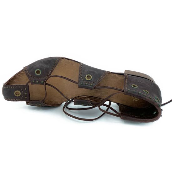 Сандалии Fru.it коричневые кожаные - фото 4, 