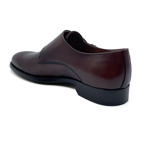 Лоферы Монки Mario Bruni кожаные коричневые - фото 3, 60687MB