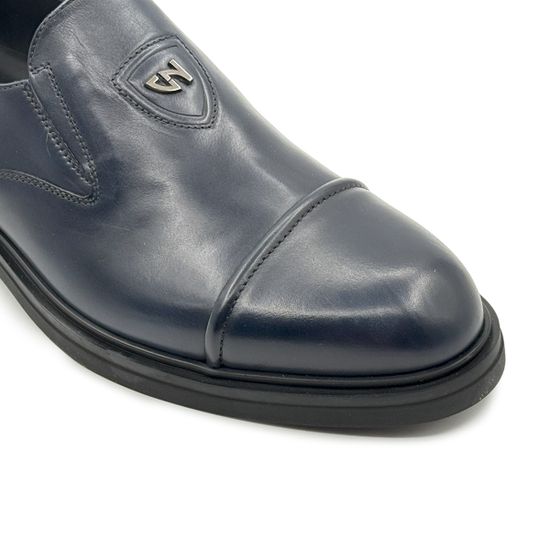 Туфли GIAMPIERONICOLA синие кожаные - фото 6, 46503 GPN BLU