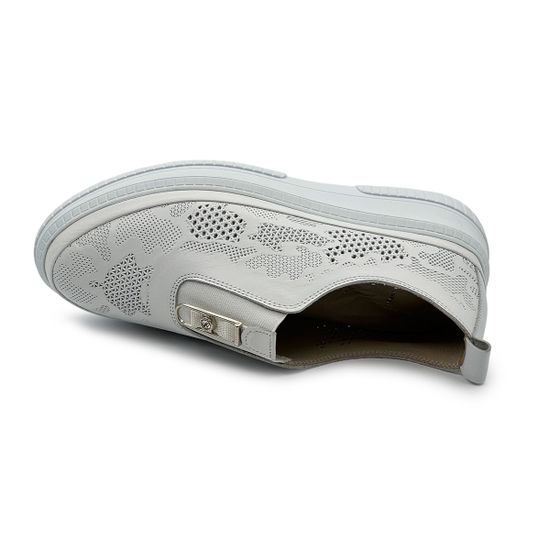 Кеды LAB MILANO белые кожаные - фото 5, G352634 LAB BIANCO