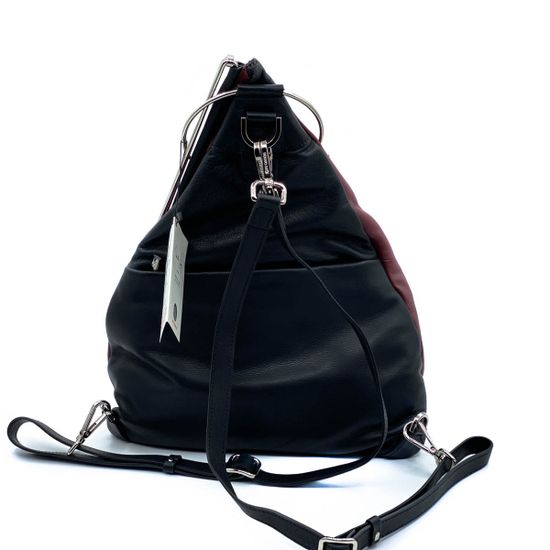 Рюкзак Renato Angi бордовый кожаный - фото 3, 