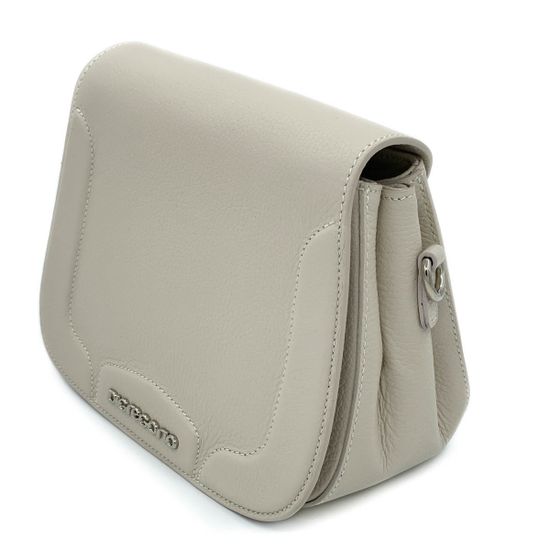 Клатч Di Gregorio бежевый кожаный - фото 2, 