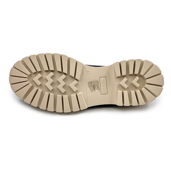 Лоферы NILA&amp;NILA кожаные черно-бежевые - фото 4, GIO24009 NIL NERO