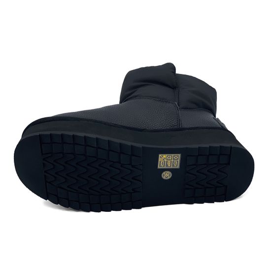 Ботинки Nila Nila черные кожаные на меху - фото 4, 24IUG346 NIL NERO