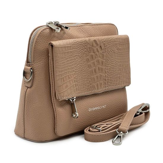 Клатч Di Gregorio розовый кожаный - фото 2, 8680 DG ROSE