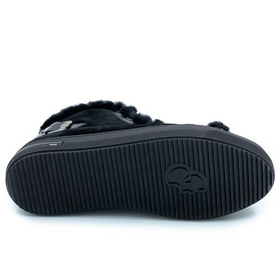 Ботинки Giada Gabrielli черные замшевые МЕХ - фото 5, 818 GABR