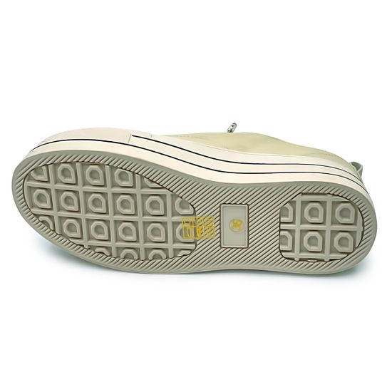 Кеды Tuffoni бежевые кожаные - фото 4, 