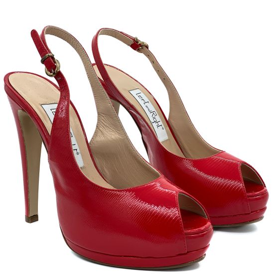 Босоножки Left&amp;Right красные из лакированной кожи - фото 7, Y7 LR ROS