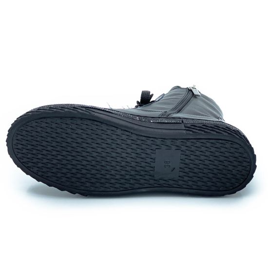 Ботинки Ilasio Renzoni черные кожаные Байка - фото 4, 4640 IR