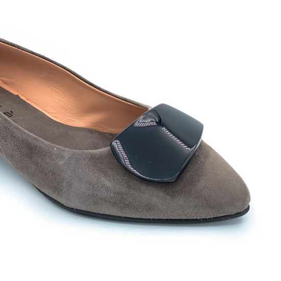 Туфли Mot CLe бежевые замшевые - фото 6, MOT1571 MOT