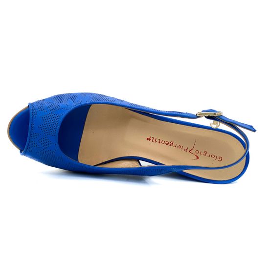 Босоножки Giorgio Piergentili синие - фото 5, 