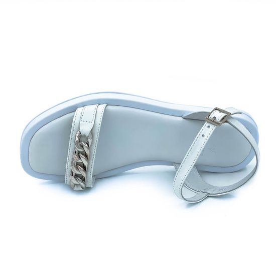 Босоножки Cover белые кожаные - фото 5, 138-2 COV