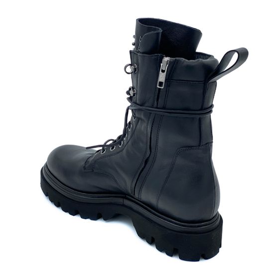 Ботинки Fru.it черные кожаные Байка - фото 3, 