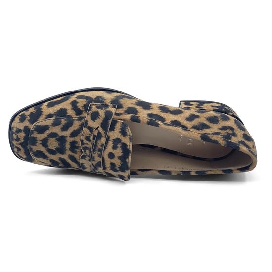 Лоферы CV COVER замшевые принт коричневый леопард - фото 5, 