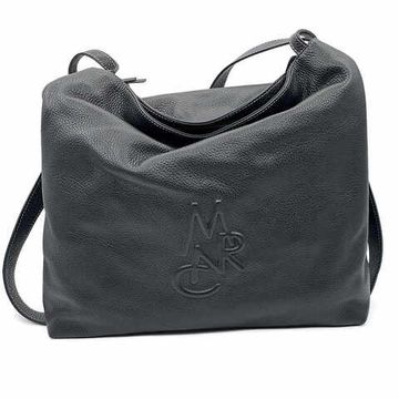 Сумка через плечо Marina Creazioni черная кожаная - фото 1, B6264 MC NERO