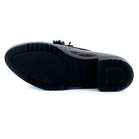 Полуботинки женские Donna Soft лак бордо - фото 4, DS0492 DS