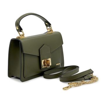 Сумка NILA&amp;NILA зеленая кожаная - фото 2, BNN7041 NIL VERDE