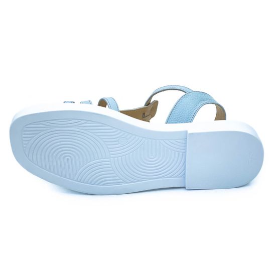 Босоножки Cover голубые кожаные - фото 4, 139-13 COV