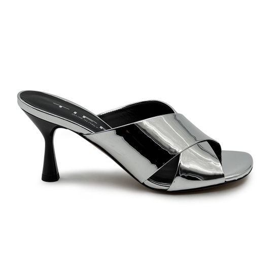 Мюли Tiffi серебристые кожаные - фото 1, J706/70L TI ARGENTO