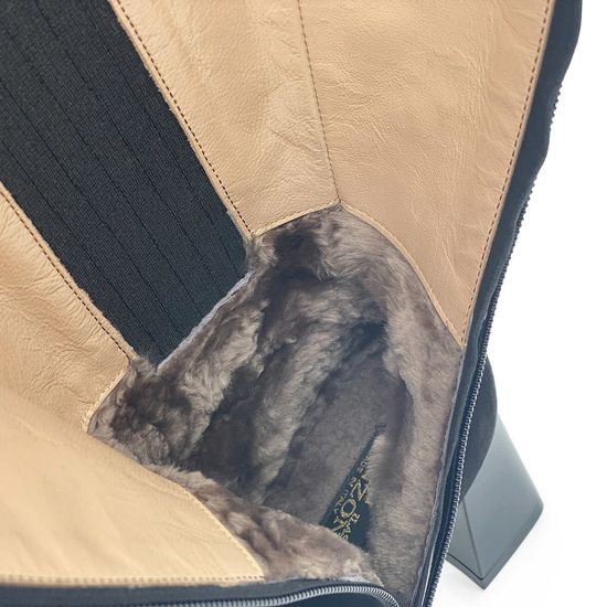 Сапоги Ilasio Renzoni черные замшевые на меху - фото 6, 5253 IR NERO