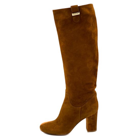 Сапоги Renzi коричневые замшевые демисезонные - фото 1, 