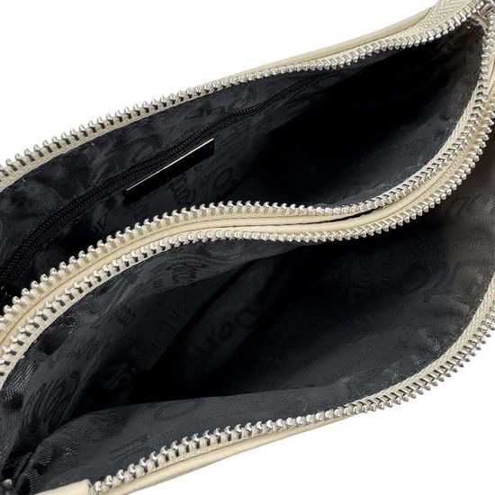 Клатч Renato Angi бежевый кожаный - фото 5, 