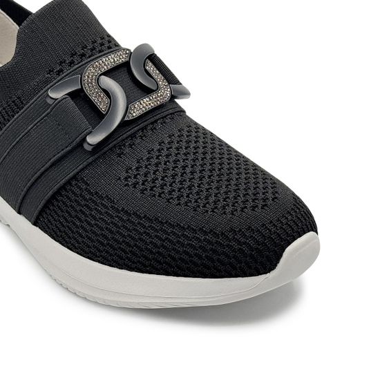 Кроссовки Francesco V черные текстильные с пряжкой - фото 6, T126 FV NERO