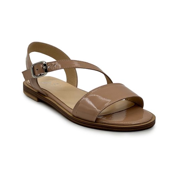 Босоножки CV COVER пудровые кожаные лакированные - фото 2, 1035-6 COV LAK PUDR