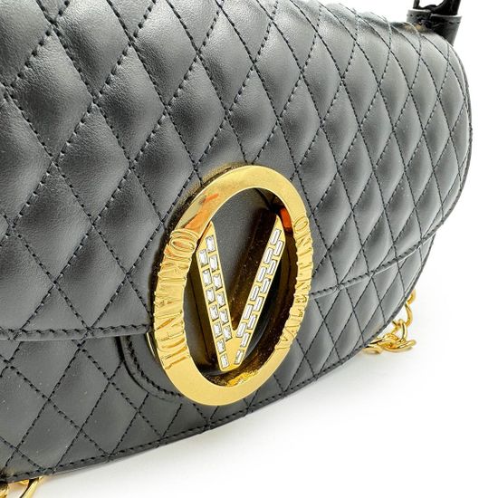 Сумка Valentino Orlandi черная кожаная - фото 4, 7215 VO NERO