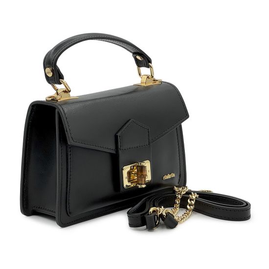 Сумка NILA&amp;NILA черная кожаная - фото 2, BNN7041 NIL NERO