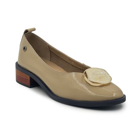 Туфли TUFFONI бежевые лакированные - фото 2, 2425008PL TUF LAK BEIGE