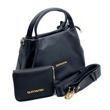 Сумка Di Gregorio черная кожаная - фото 2, 8810 DG NERO