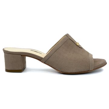 Сабо Giuseppe Mancini бежевые замшевые - фото 1, 8327 MANC BEIGE