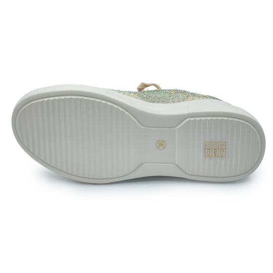 Кеды Ilasio Renzoni бежевые кожа/замша - фото 4, 