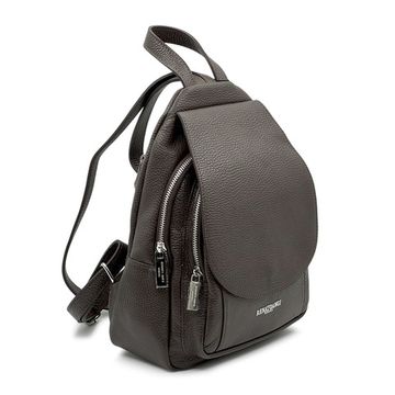 Сумка-рюкзак Renato Angi коричневая кожаная - фото 2, 3360401 RA MORO