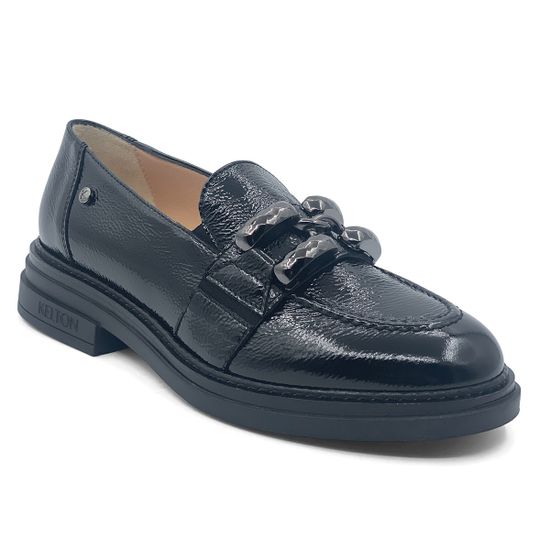 Лоферы KELTON наплак черный - фото 2, AJ4210 KEL