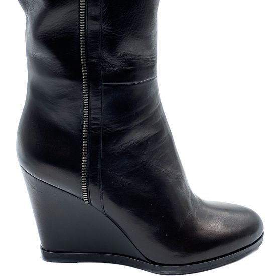 Сапоги Loriblu черные кожаные демисезонные - фото 5, 5IR19276RZ LB