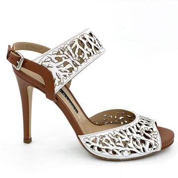 Босоножки Norma J. Baker кожаные белые - фото 1, 7590E5A NJ