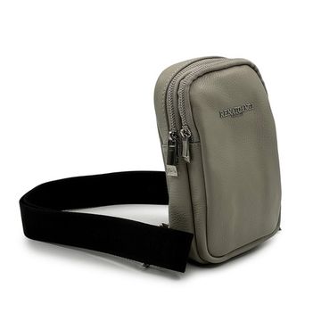 Сумочка кросс-боди Renato Angi серая кожаная - фото 2, 3454101 RA GRIGIO