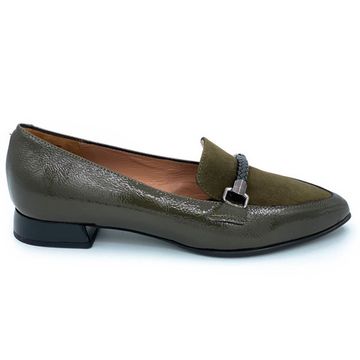 Туфли Mot CLe зеленые комбинация наплака и замши - фото 1, MOT1567 MOT