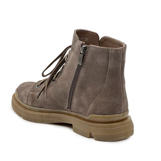 Ботинки CV COVER бежевые замшевые на байке - фото 3, 78228-1 COV