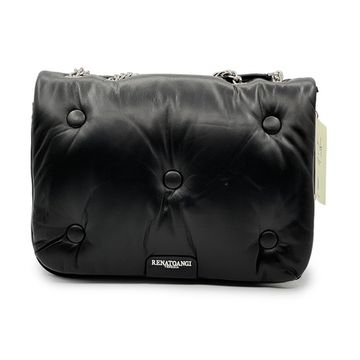 Сумка Renato Angi черная кожаная - фото 1, 3203411 RA NERO