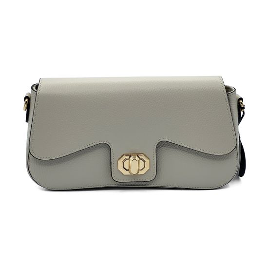 Сумка кросс-боди MOT CLE  кожаная бежевая - фото 1, 