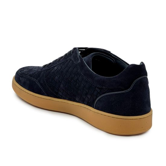 Кроссовки Giampieronicola синие замшевые - фото 3, H44580 GPN BLU