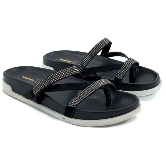 Вьетнамки Jeannot черно-серебряные - фото 7, 37064 JN