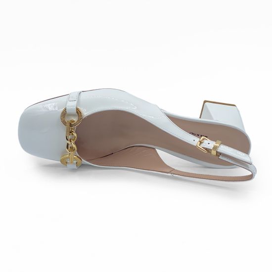 Туфли слингбэк Tiffi лакированная кожа белые - фото 5, TF26/50 TI BIANCO