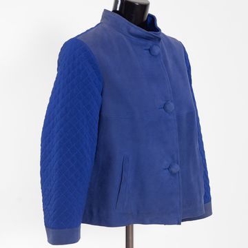 Куртка VOLPI замша синяя - фото 2, 1868 VO