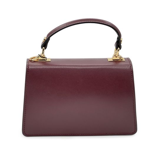 Сумка NILA&NILA бордовая кожаная - фото 3, BNN7041 NIL BORDO