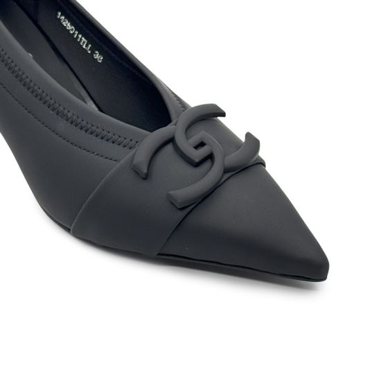 Туфли TUFFONI черные кожаные стрейч - фото 6, 1425011TLL TUF NERO