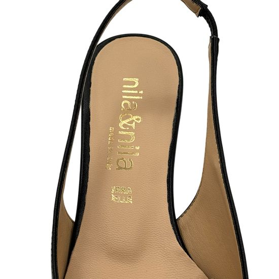 Туфли летние NILA&amp;NILA черные кожаные - фото 7, AB894M115 NIL NERO